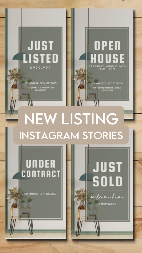 New Listing Instagram Stories Poster